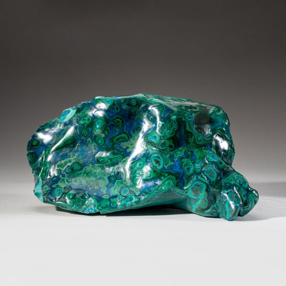 Polished Malachite and Azurite Freeform